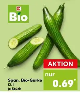 Kaufland Span. Bio-Gurke Angebot