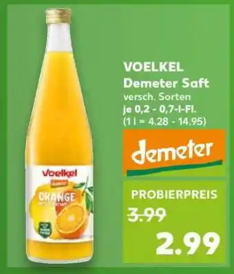 Kaufland VOELKEL Demeter Saft Angebot
