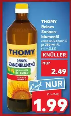 Kaufland THOMY Reines Sonnenblumenöl Angebot