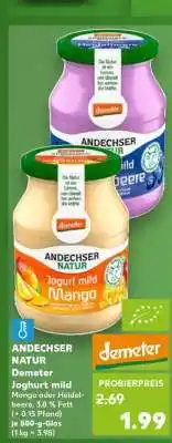 Kaufland ANDECHSER NATUR Demeter Angebot