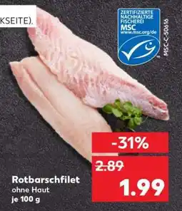 Kaufland Rotbarschfilet Angebot
