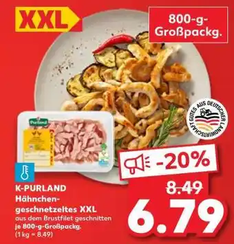 Kaufland K-PURLAND Hähnchengeschnetzeltes XXL Angebot