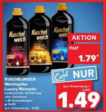 Kaufland KUSCHELWEICH Weichspüler Luxury Moments Angebot