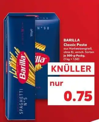 Kaufland BARILLA Classic Pasta Angebot