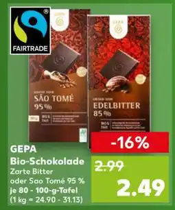 Kaufland GEPA Bio-Schokolade Angebot