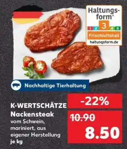 Kaufland K-WERTSCHÄTZE Nackensteak Angebot