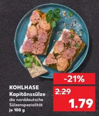 Kaufland KOHLHASE Kapitänssülze Angebot