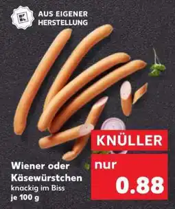 Kaufland Wiener oder Käsewürstchen Angebot