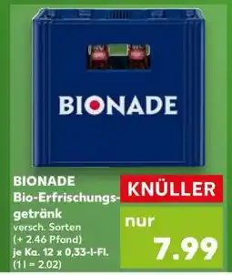 Kaufland BIONADE Bio-Erfrischungsgetränk Angebot