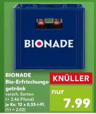 Kaufland BIONADE Bio-Erfrischungsgetränk Angebot