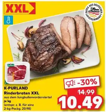 Kaufland K-PURLAND Rinderbraten XXL Angebot