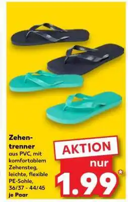 Kaufland Zehentrenner Angebot