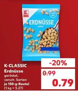 Kaufland K-CLASSIC Erdnüsse Angebot