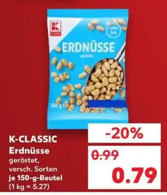 Kaufland K-CLASSIC Erdnüsse Angebot