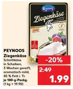 Kaufland PEYNOOS Ziegenkäse Angebot