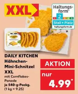 Kaufland DAILY KITCHEN Hähnchen-Mini-Schnitzel XXL Angebot