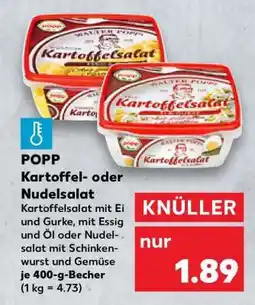 Kaufland POPP Kartoffel- oder Nudelsalat Angebot