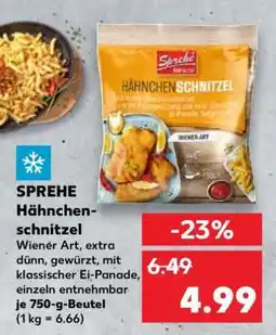 Kaufland SPREHE Hähnchenschnitzel Angebot