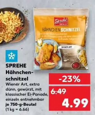 Kaufland SPREHE Hähnchenschnitzel Angebot