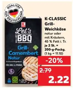 Kaufland K-CLASSIC Grill-Weichkäse Angebot