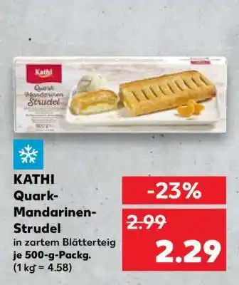 Kaufland KATHI Quark-Mandarinen-Strudel Angebot