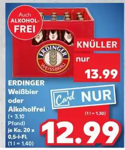 Kaufland ERDINGER Weißbier oder Alkoholfrei Angebot