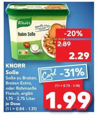 Kaufland Knorr Soße Angebot