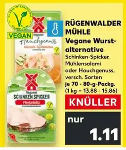 Kaufland RÜGENWALDER MÜHLE Vegane Wurstalternative Angebot