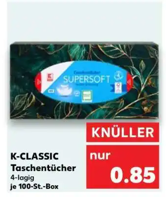 Kaufland K-CLASSIC Taschentücher Angebot