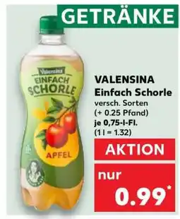 Kaufland Valensina Einfach Schorle Angebot