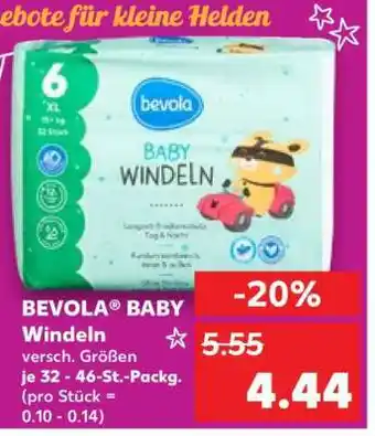Kaufland BEVOLA Baby-Windeln Angebot