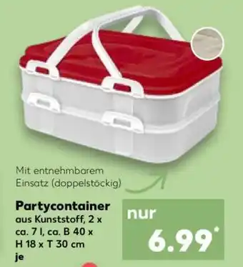 Kaufland Partycontainer Angebot
