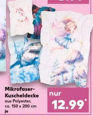 Kaufland Mikrofaser-Kuscheldecke Angebot