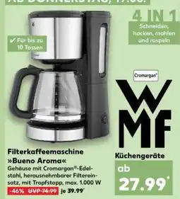 Kaufland Filterkaffeemaschine Bueno Aroma Angebot