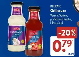 Aldi Süd DELIKATO Grillsauce Angebot