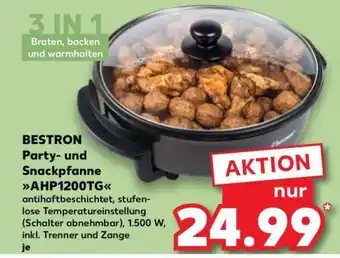 Kaufland BESTRON Party- und Snackpfanne AHP1200TG Angebot