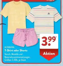 Aldi Süd ALDIMANIA T-Shirt oder Shorts Angebot