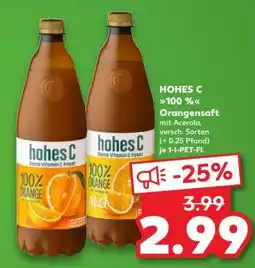 Kaufland HOHES C 100 % Orangensaft Angebot
