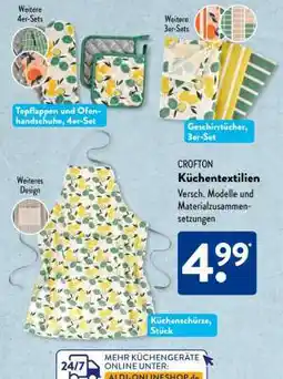 Aldi Süd CROFTON Küchentextilien Angebot