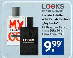 Aldi Süd Eau de Toilette oder Eau de Parfum „MY LOOKS“ Angebot