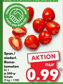Kaufland Span./niederl. Romatomaten Angebot