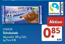 Aldi Süd CHOCEUR Schokolade Angebot