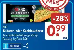Aldi Süd BBQ Kräuter- oder Knoblauchbrot Angebot
