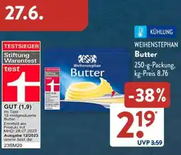 Aldi Süd Weihenstephan Butter Angebot