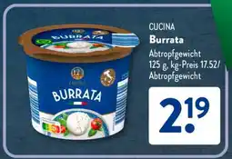 Aldi Süd Cucina Burrata Angebot