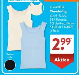 Aldi Süd UP2FASHION Wende-Top Angebot