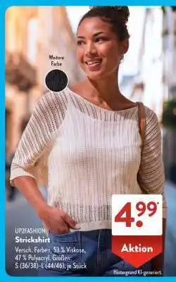 Aldi Süd UP2FASHION Strickshirt Angebot