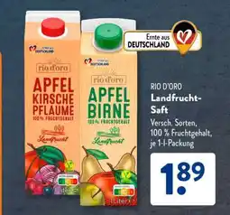 Aldi Süd RIO D’ORO Landfrucht­saft Angebot