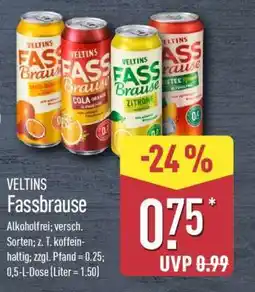 Aldi Nord VELTINS Fassbrause Angebot