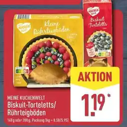 Aldi Nord MEINE KUCHENWELT Biskuit-Torteletts/Rührteigböden Angebot